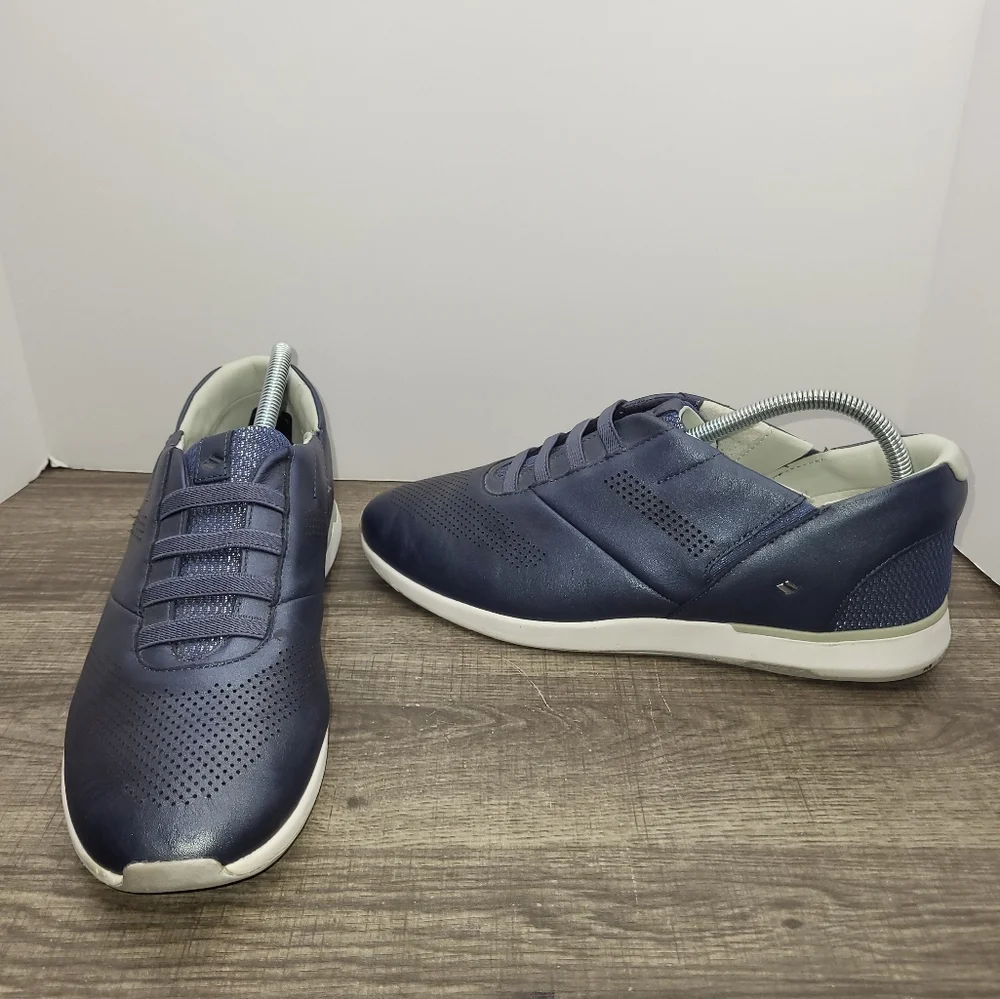 Kizik Miami Womens Hands Free Shoe's Slip On Sneakers Blue Size 10